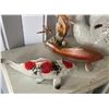 Image 10 : L.P. Oro Zecchino Italy Swan Figurine, Angel w/ Dragonfly & 2 Koi Fish, Misc Sizes