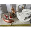 Image 13 : L.P. Oro Zecchino Italy Swan Figurine, Angel w/ Dragonfly & 2 Koi Fish, Misc Sizes