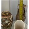 Image 13 : Qty 7 Ceramic Vases & Jars (one chipped) w/ Some Maker's Marks, Misc Sizes