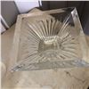 Image 3 : Qty 5 Crystal & Glass Decor: Salt & Pepper Shakers, Square Vase, Bell, Hologram, Misc Sizes