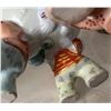 Image 10 : Qty 7 Figurines: Boys Holding Peach, Buddha, Man w/ Yoke, Frogs, etc Misc Sizes