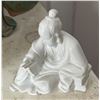 Image 15 : Qty 7 Figurines: Boys Holding Peach, Buddha, Man w/ Yoke, Frogs, etc Misc Sizes