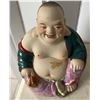 Image 4 : Qty 7 Figurines: Boys Holding Peach, Buddha, Man w/ Yoke, Frogs, etc Misc Sizes