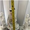 Image 10 : Qty 3 Guanyin Statues, Chinese Famille Rose Ashtray & Candle Holder, Misc Sizes