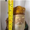 Image 7 : Japanese Lucky God Statue w/ Maker's Mark 9" x 19"H