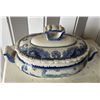 Image 2 : Large Soup Tureen w/ Lid Marked Maidliche Italy & Matching Platter 14" x 10"H