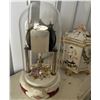 Image 3 : Capodimonte Cache Pot w/ Lid & Porcelain 2-Piece Anniversary Clock (untested) , Misc Sizes