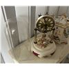 Image 4 : Capodimonte Cache Pot w/ Lid & Porcelain 2-Piece Anniversary Clock (untested) , Misc Sizes