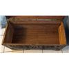 Image 7 : Carved Wooden Chest w/ Hinge 30" x 14.5" x 15"H