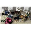 Image 1 : Multiple Asian Teapots, Lucky Frogs, Flowers, Figures, Artificial Bonsai Tree, Boot, etc Misc Sizes