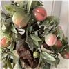 Image 6 : Large Glass & Stone Artificial Peach Tree 7" Dia (base), 17"H