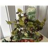 Image 2 : Glass & Stone Grape Vine Tree w/ 2 Bunches Stone Grapes, Misc Sizes