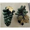 Image 5 : Glass & Stone Grape Vine Tree w/ 2 Bunches Stone Grapes, Misc Sizes