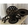 Image 2 : Metal 3-Piece Basket on Garden Cart w/ Children Figures 12" Dia, 11"H