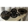 Image 3 : Metal 3-Piece Basket on Garden Cart w/ Children Figures 12" Dia, 11"H
