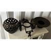 Image 4 : Metal 3-Piece Basket on Garden Cart w/ Children Figures 12" Dia, 11"H
