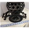 Image 6 : Metal 3-Piece Basket on Garden Cart w/ Children Figures 12" Dia, 11"H