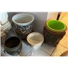 Image 1 : Qty 4 Large Planters, Misc Styles & Sizes