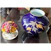 Image 1 : Asian Blue Jar w/ Maker's Mark & Royal Albert Old Country Roses Musical Teacup, Misc Sizes