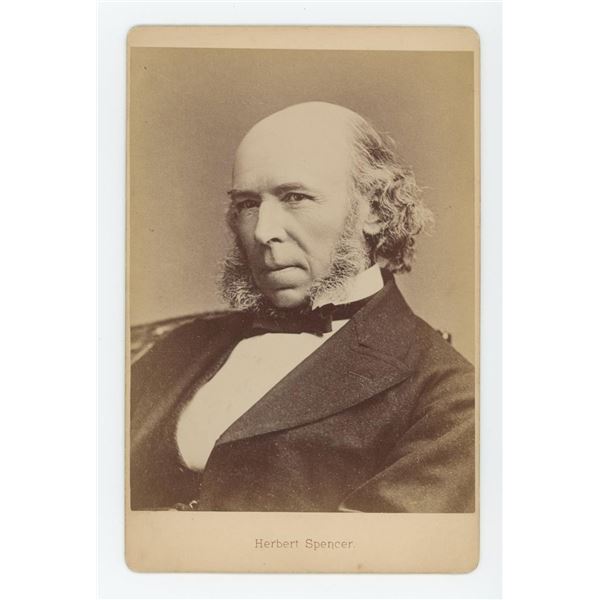 Herbert Spencer Biologist Philospher CDV Photo