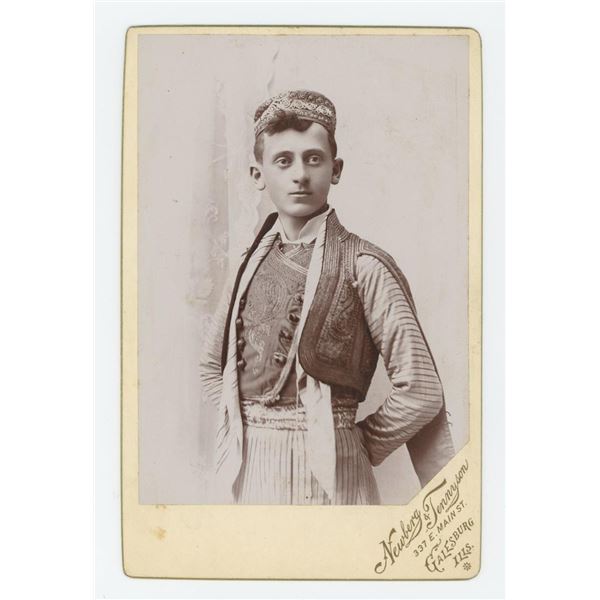 Newberg Tennyson Sideshow Performer Cabinet Photo