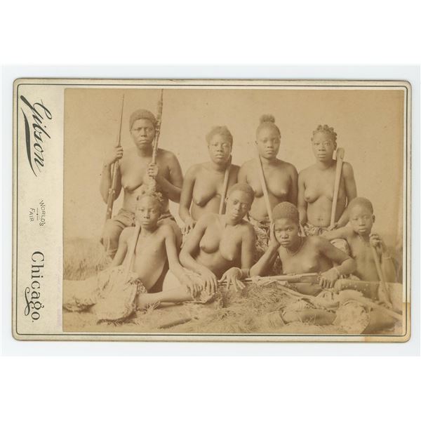 Nude Tribal Girls Columbian Exposition Photo