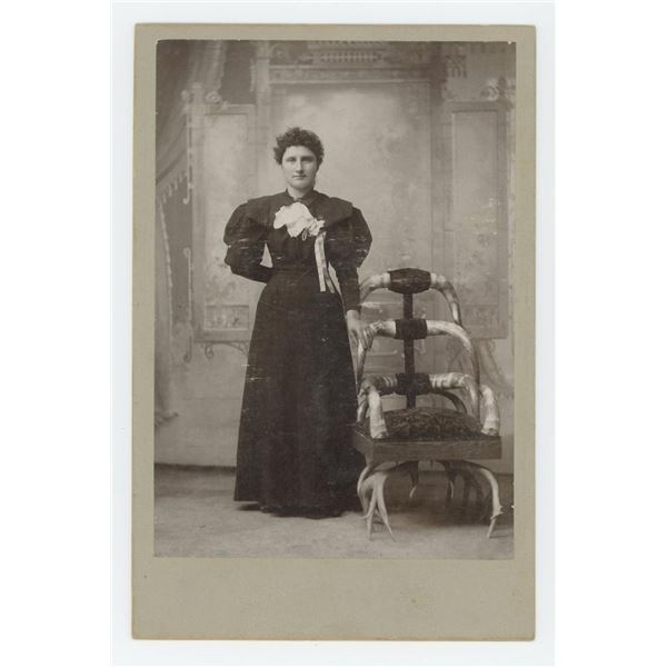 Steer Horn Chair Cabinet Photo