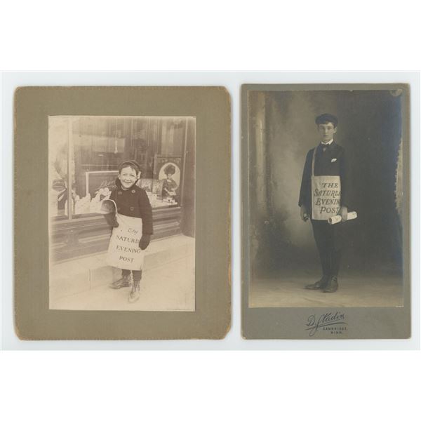 Saturday Evening Post Paperboy Cabinet Photos