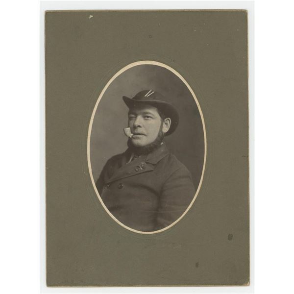 Irish Man with Missing Eye Cabinet Photo