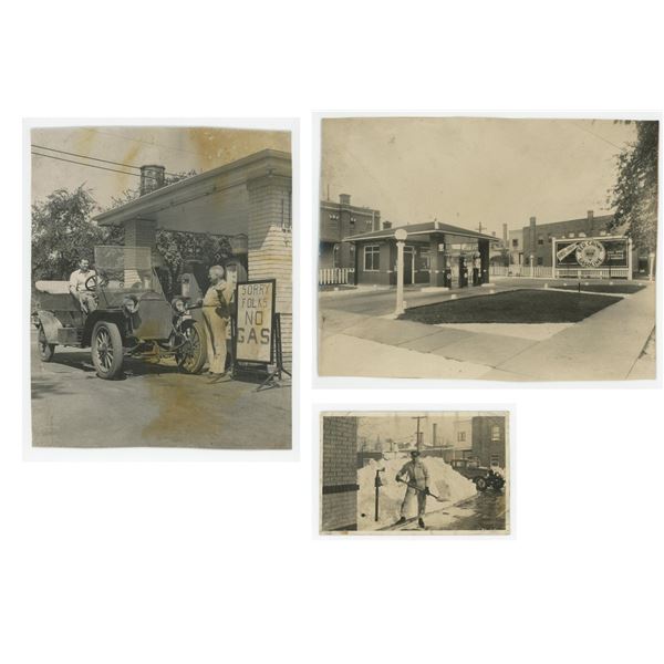 Red Crown Gasoline Service Station Photos