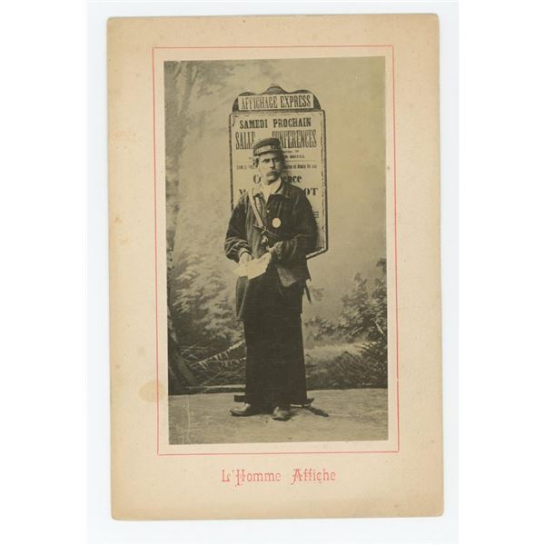 Walking Billboard Advertising Cabinet Photo