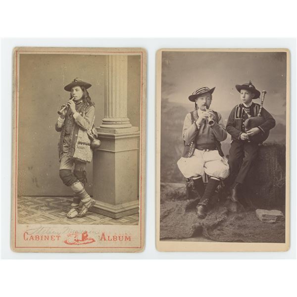 Occupational Italian Musicians Cabinet Photos