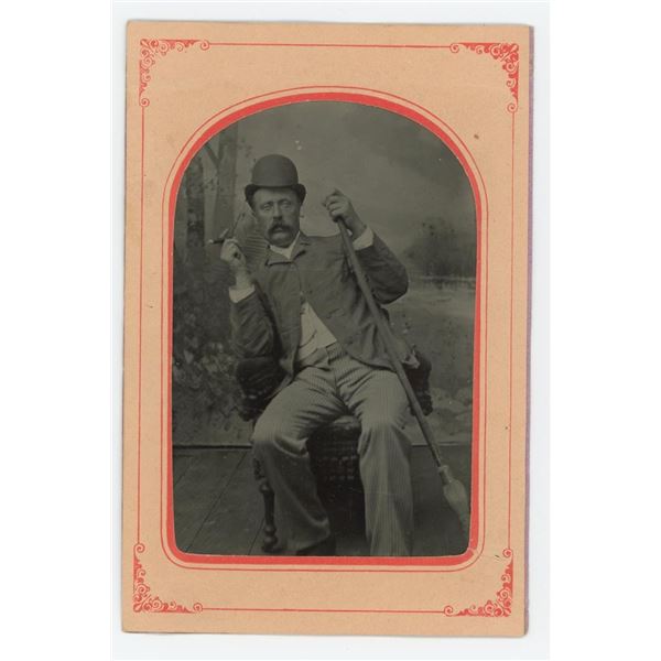 Chimney Sweep Occupational Tintype Photo