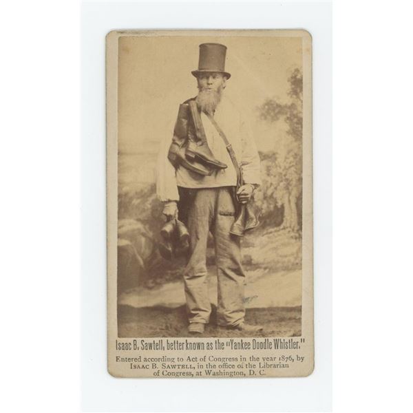 Isaac Sawtell Yankee Doodle Whistler CDV Photo
