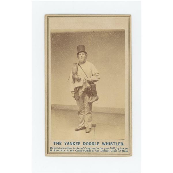 Isaac Sawtell Yankee Doodle Whistler CDV Photo