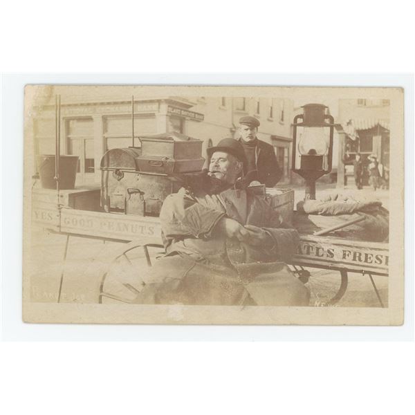 Peanut Joe Vendor Rhode Island RPPC Postcard