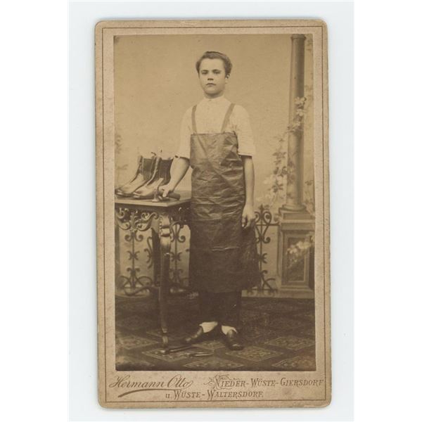Occupational CDV Photo Cobbler Shoemaker Bootmaker