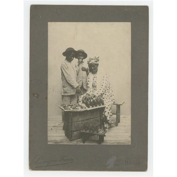 Black Caribbean Coconut Candy Vendor Cabinet Photo