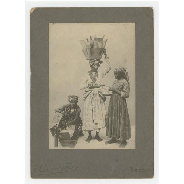 Black Caribbean Milk Seller Vendor Cabinet Photo