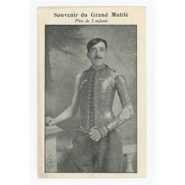 WWI WW1 Prosthetic Technology Postcard