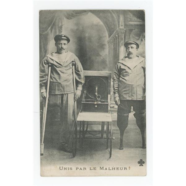 Russian Disabled Sailors Postcard