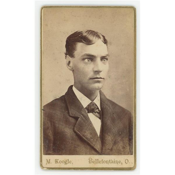 Blind Disabled Man CDV Photo