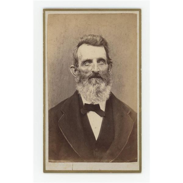 Blind Man CDV Photo