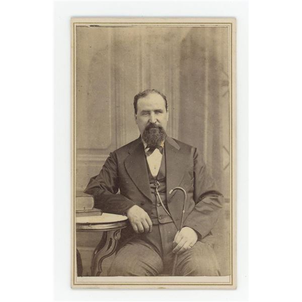Blind Man L.D. Sine Gift Enterprises CDV Photo