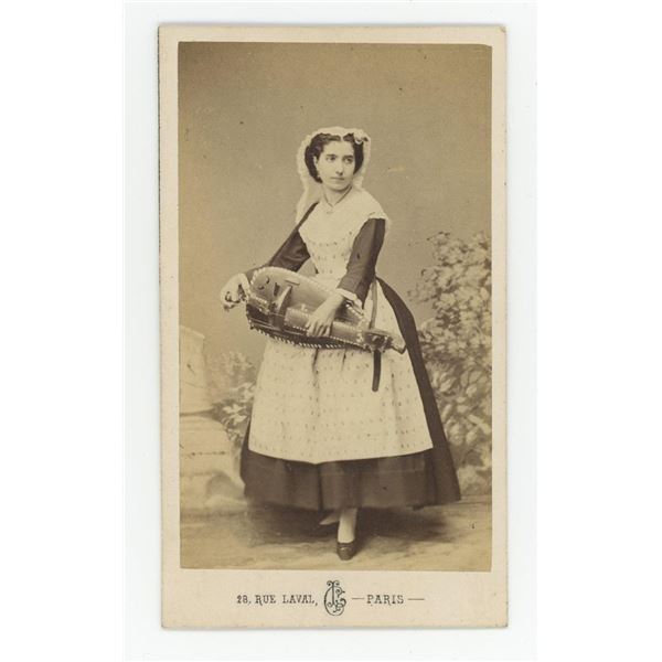 Victoria Lafontaine French Actress CDV Photo