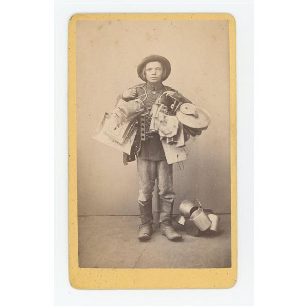 Peddler Street Merchant Junk Dealer CDV Photo