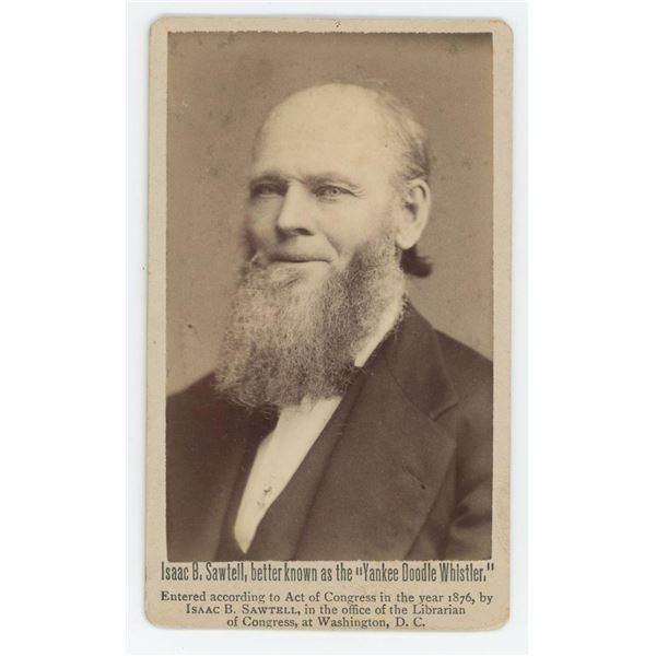 Isaac Sawtell Yankee Doodle Whistler CDV Photo
