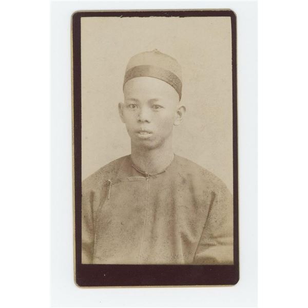 American Chinese Immigrant CDV Photo