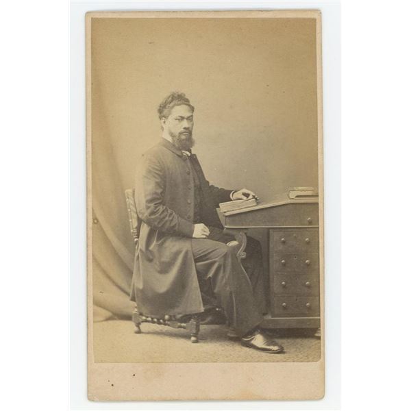 Te Herekiekie Maori New Zealand CDV Photo