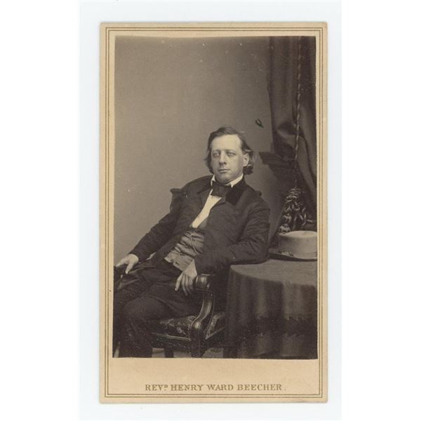 Henry Ward Beecher Civil War CDV Photo